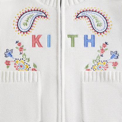 Kids Kith Kith Kids Floral Paisley Wyona Sweater - Silk