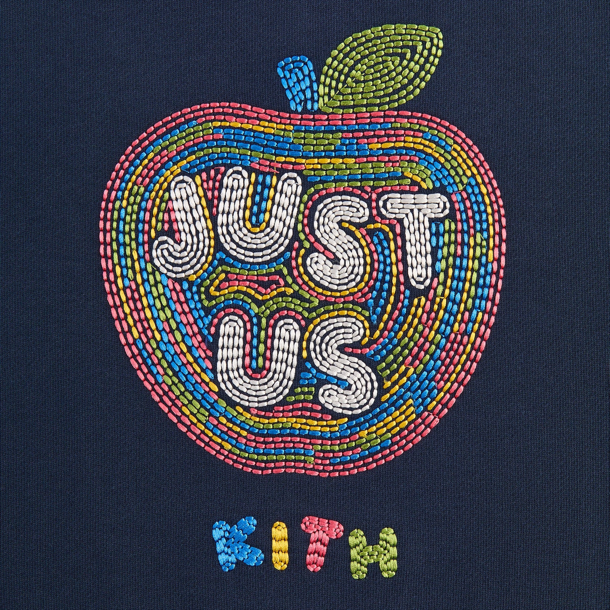 Kids Kith Kith Kids Just Us Apple Nelson Crewneck - Nocturnal