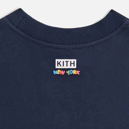 Kids Kith Kith Kids Just Us Apple Nelson Crewneck - Nocturnal