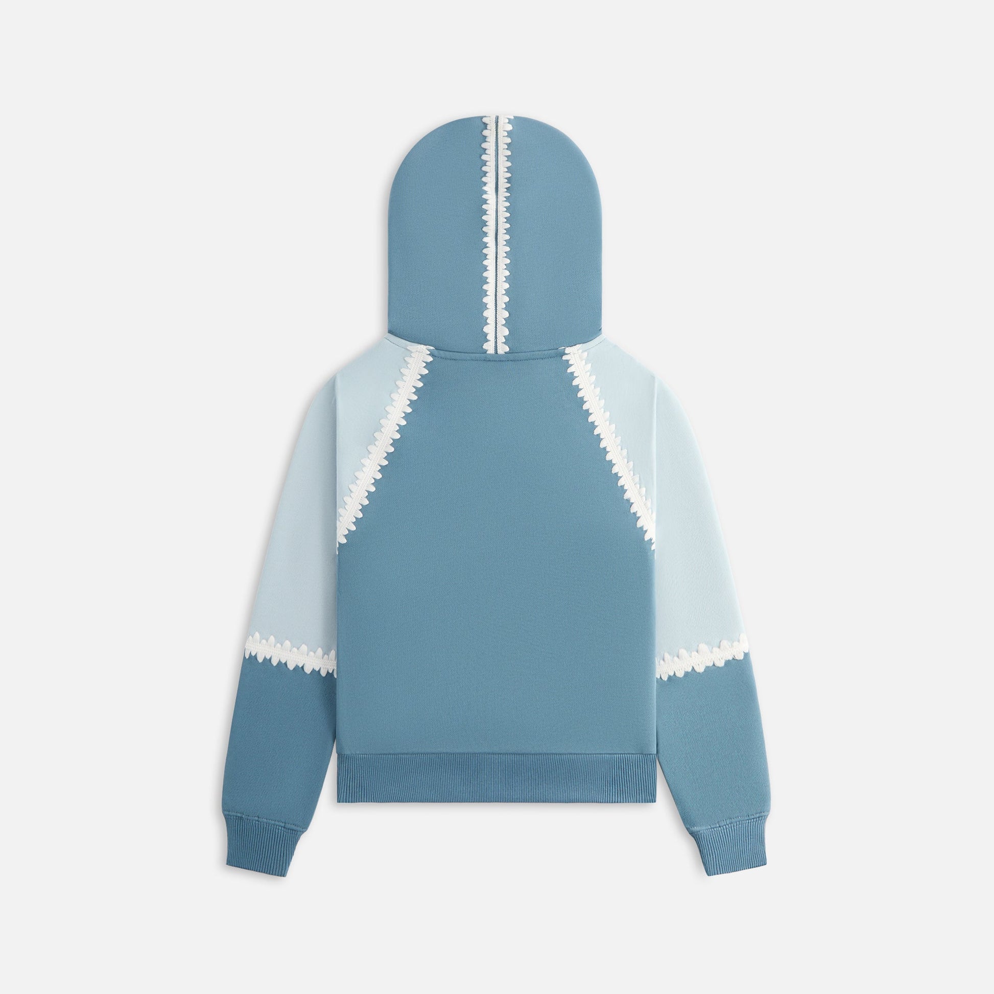 Kids Kith Kith Kids Color-Blocked Vale Nelson Quarter Zip Hoodie - Farrow