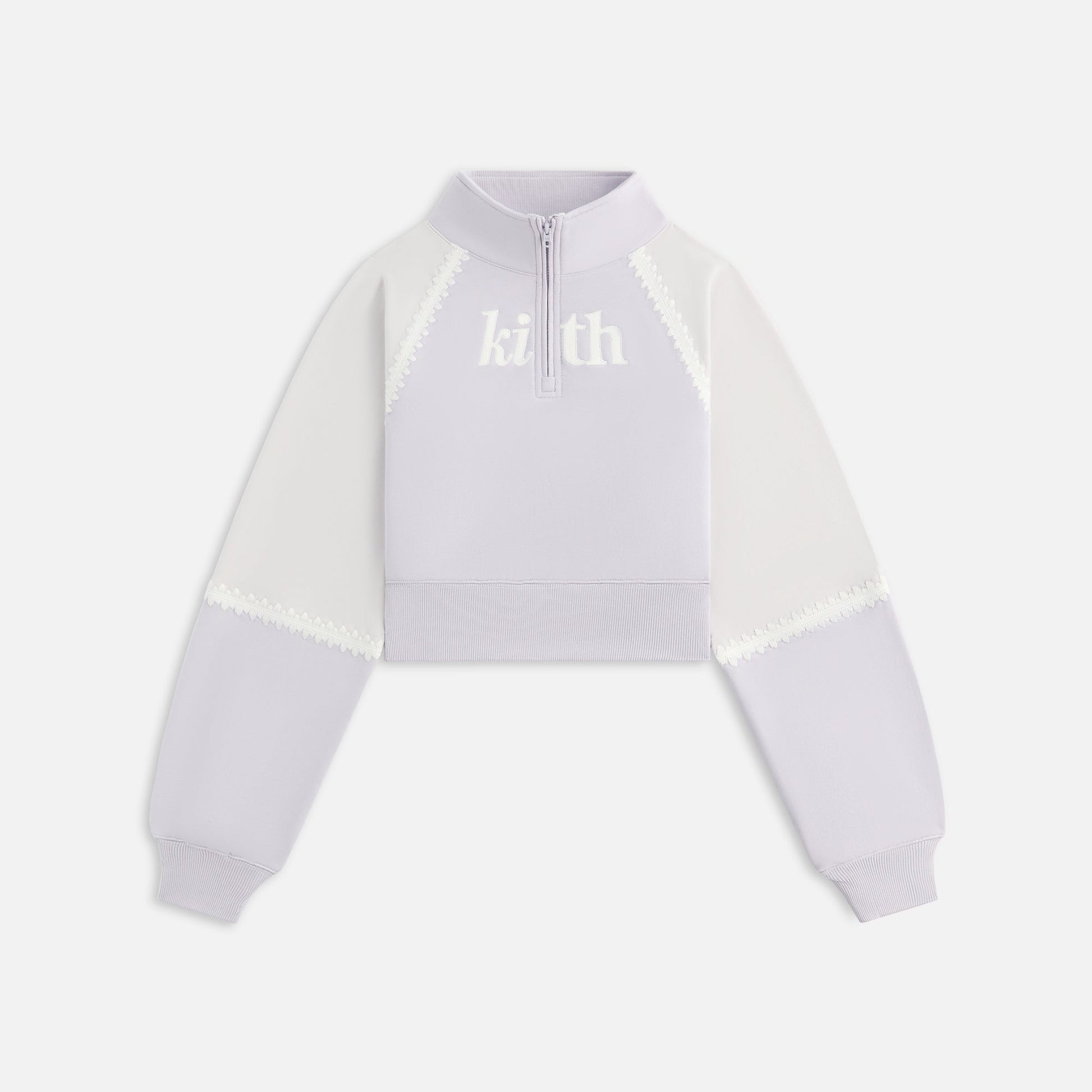Kids Kith Kith Kids Color-Blocked Vale Fallon Quarter Zip - Echo
