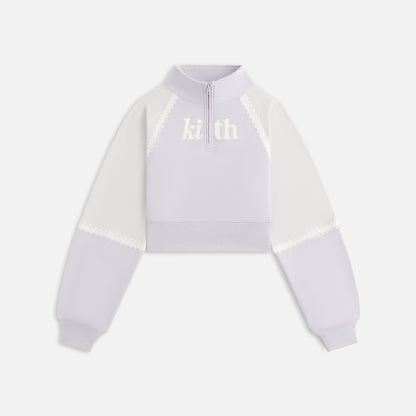 Kids Kith Kith Kids Color-Blocked Vale Fallon Quarter Zip - Echo