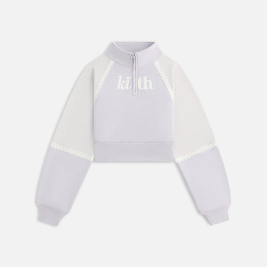 Kids Kith Kith Kids Color-Blocked Vale Fallon Quarter Zip - Echo
