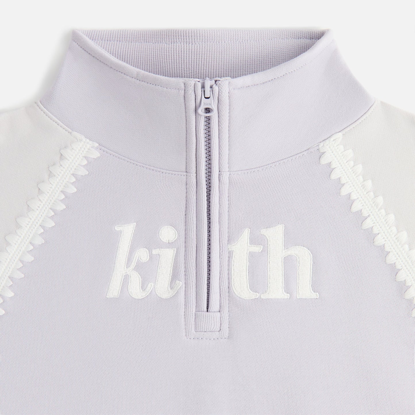 Kids Kith Kith Kids Color-Blocked Vale Fallon Quarter Zip - Echo