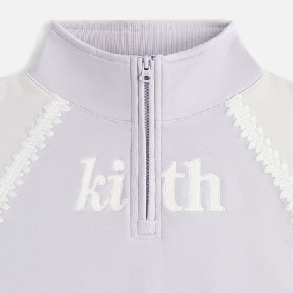 Kids Kith Kith Kids Color-Blocked Vale Fallon Quarter Zip - Echo