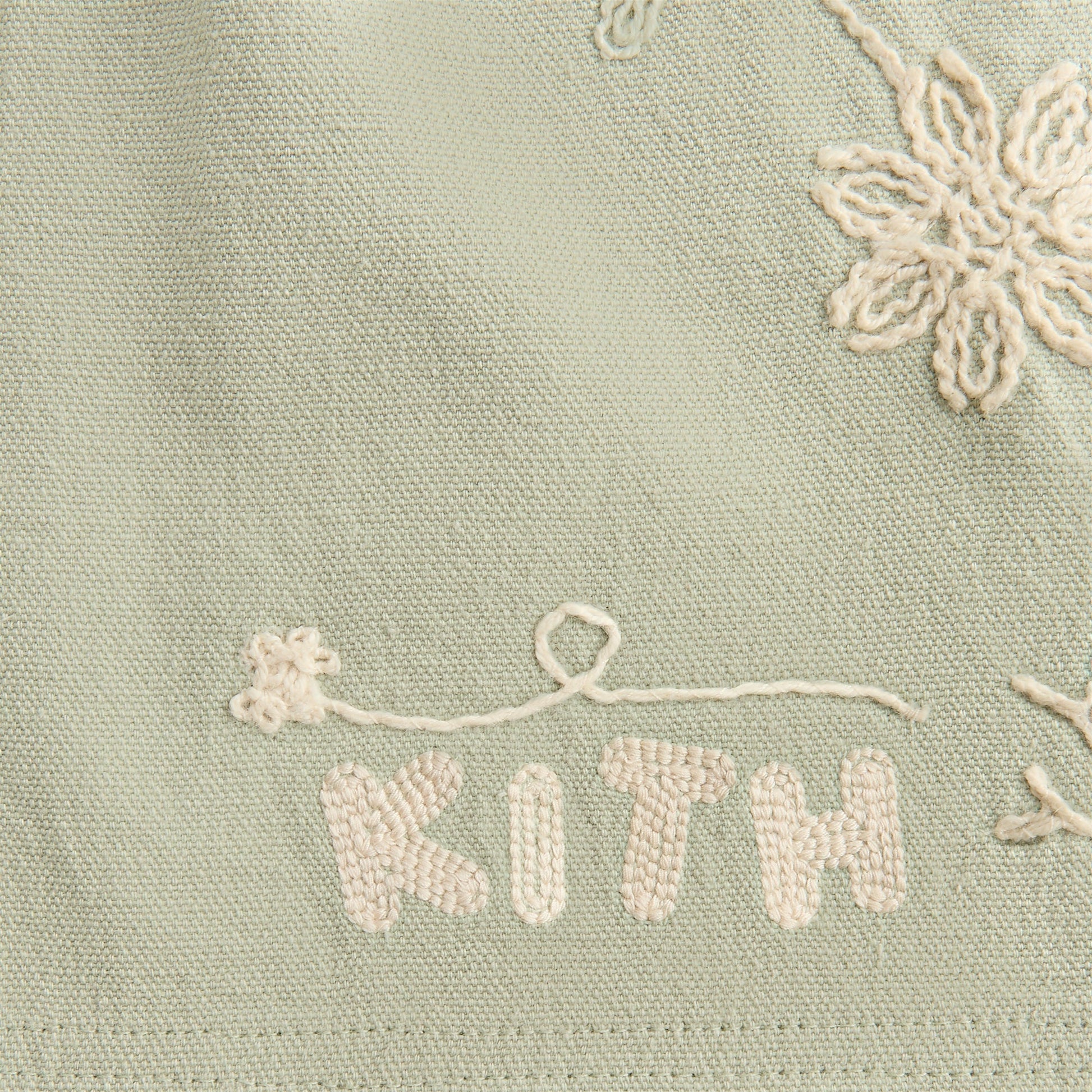 Kids Kith Kith Kids Floral Fairfax Short - Mint