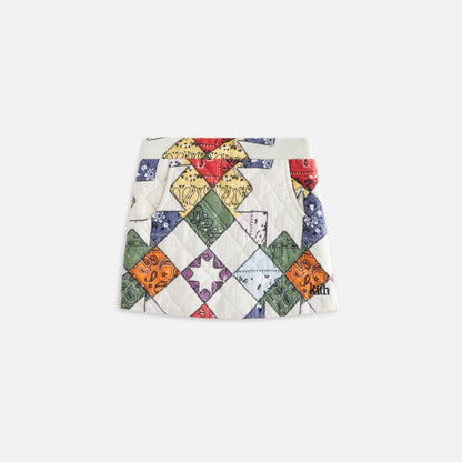 Kids Kith Kith Kids Quilted Patchwork Skirt - Sandrift