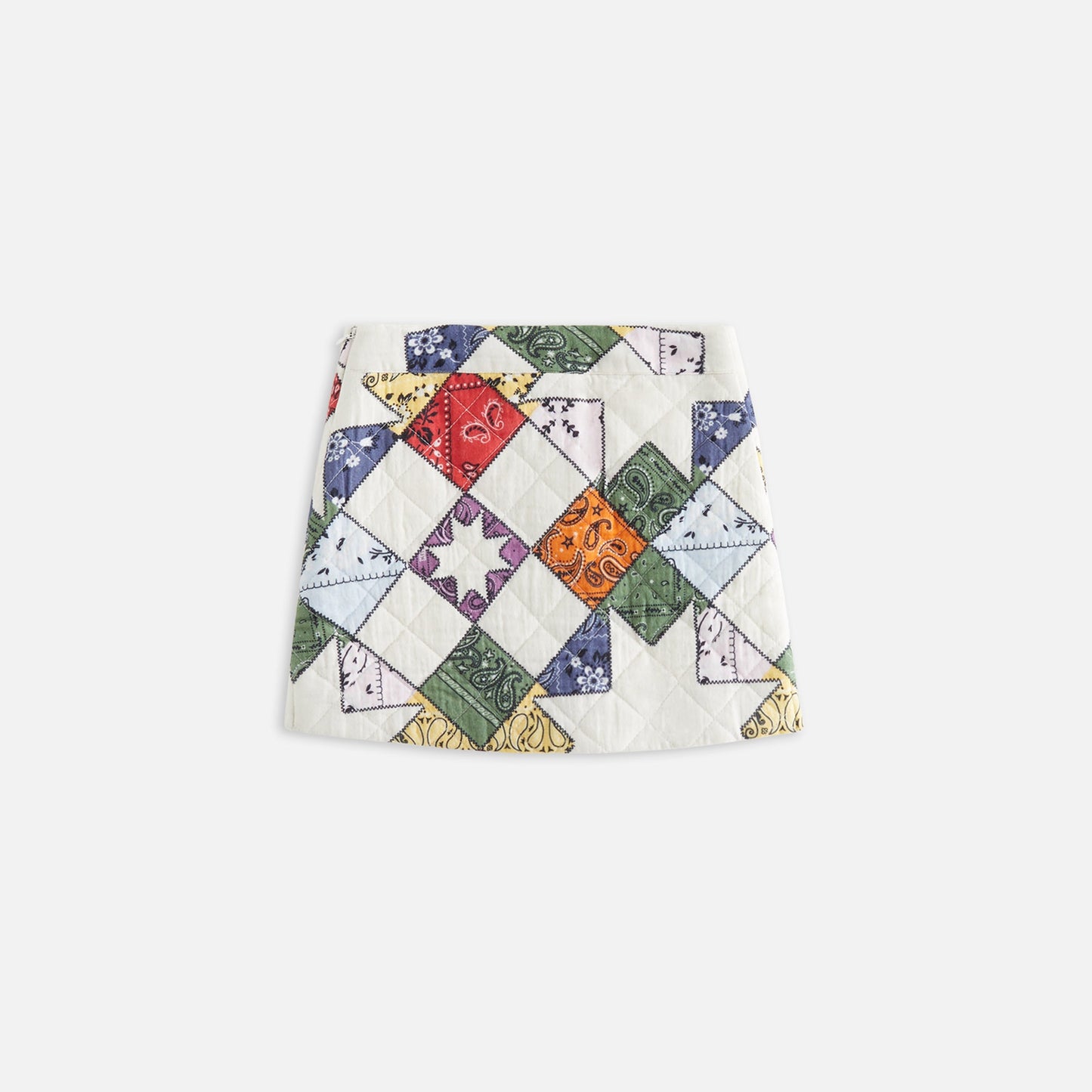 Kids Kith Kith Kids Quilted Patchwork Skirt - Sandrift