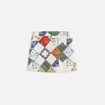 Kids Kith Kith Kids Quilted Patchwork Skirt - Sandrift