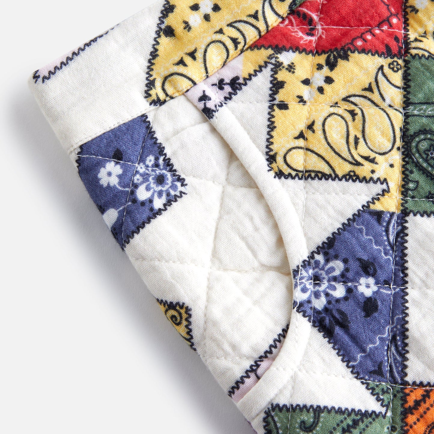 Kids Kith Kith Kids Quilted Patchwork Skirt - Sandrift