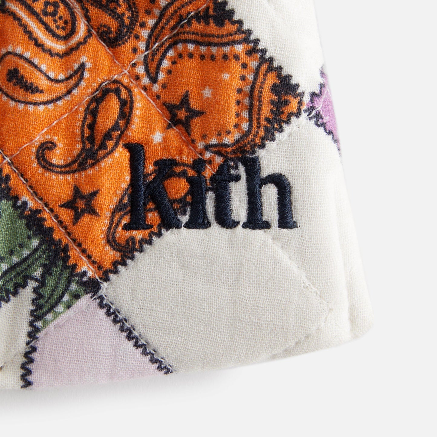 Kids Kith Kith Kids Quilted Patchwork Skirt - Sandrift