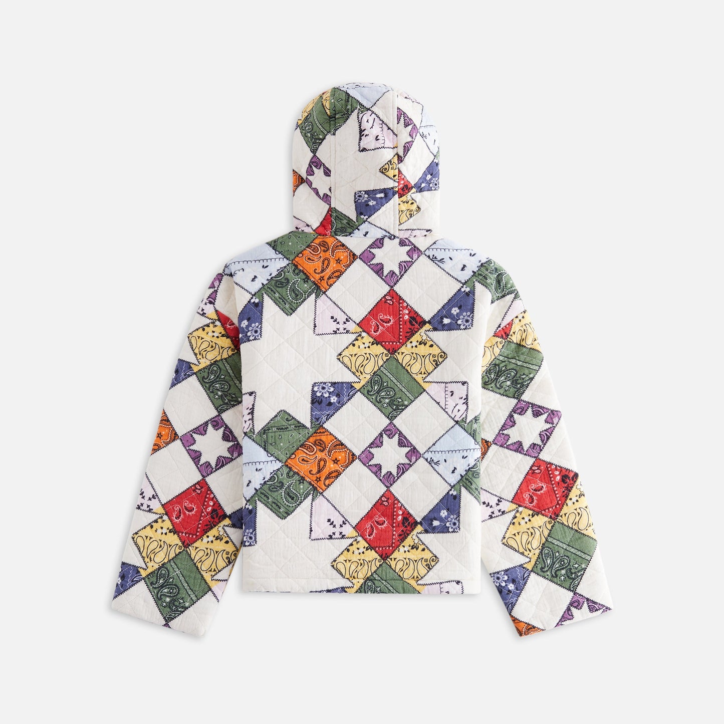 Kids Kith Kith Kids Quilted Patchwork Harrison Pullover - Sandrift