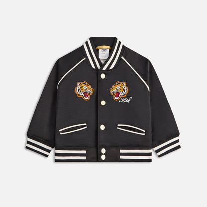 Kids Kith Kith Baby Satin Tiger Souvenir Jacket - Black
