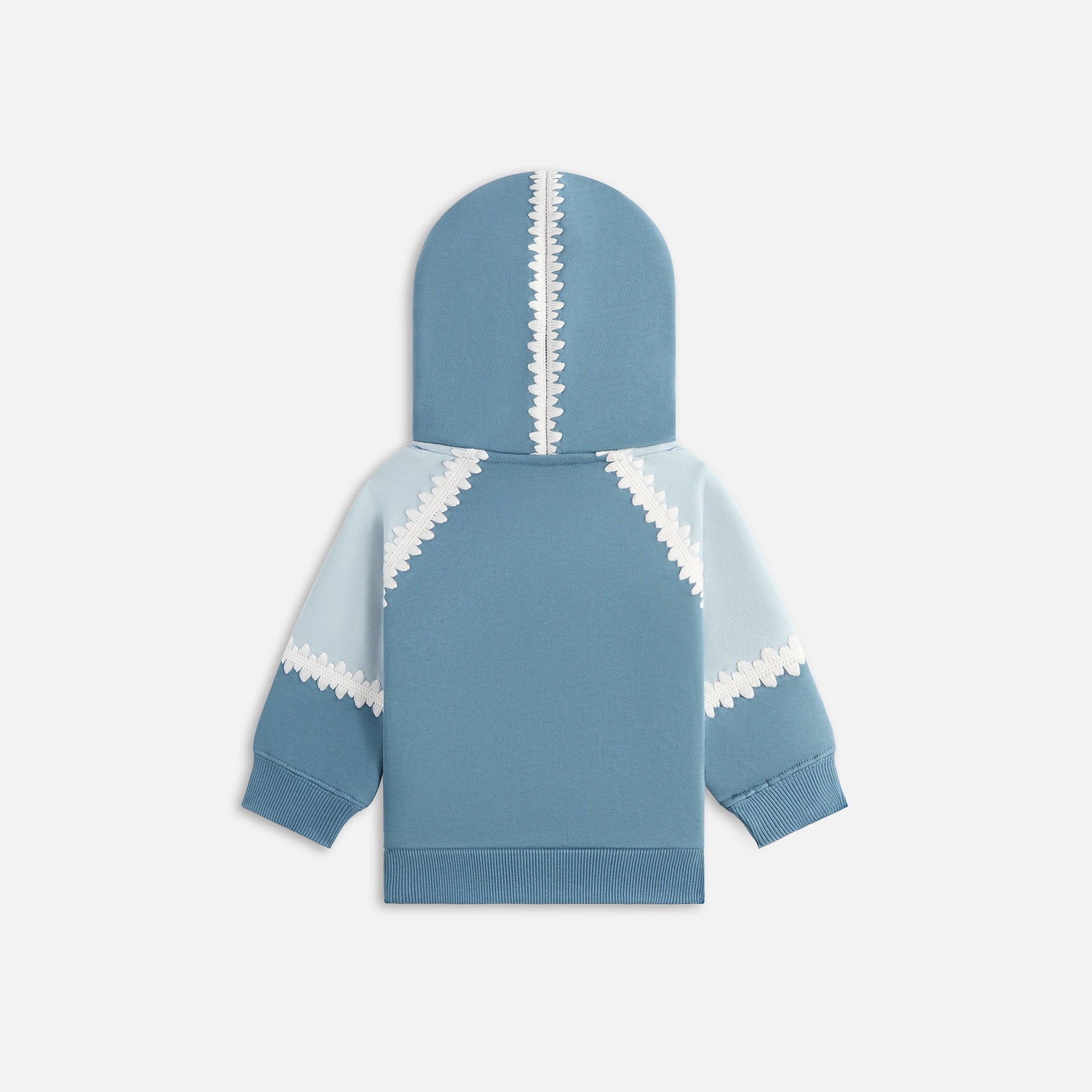 Kids Kith Kith Baby Color-Blocked Vale Nelson Quarter Zip Hoodie - Farrow