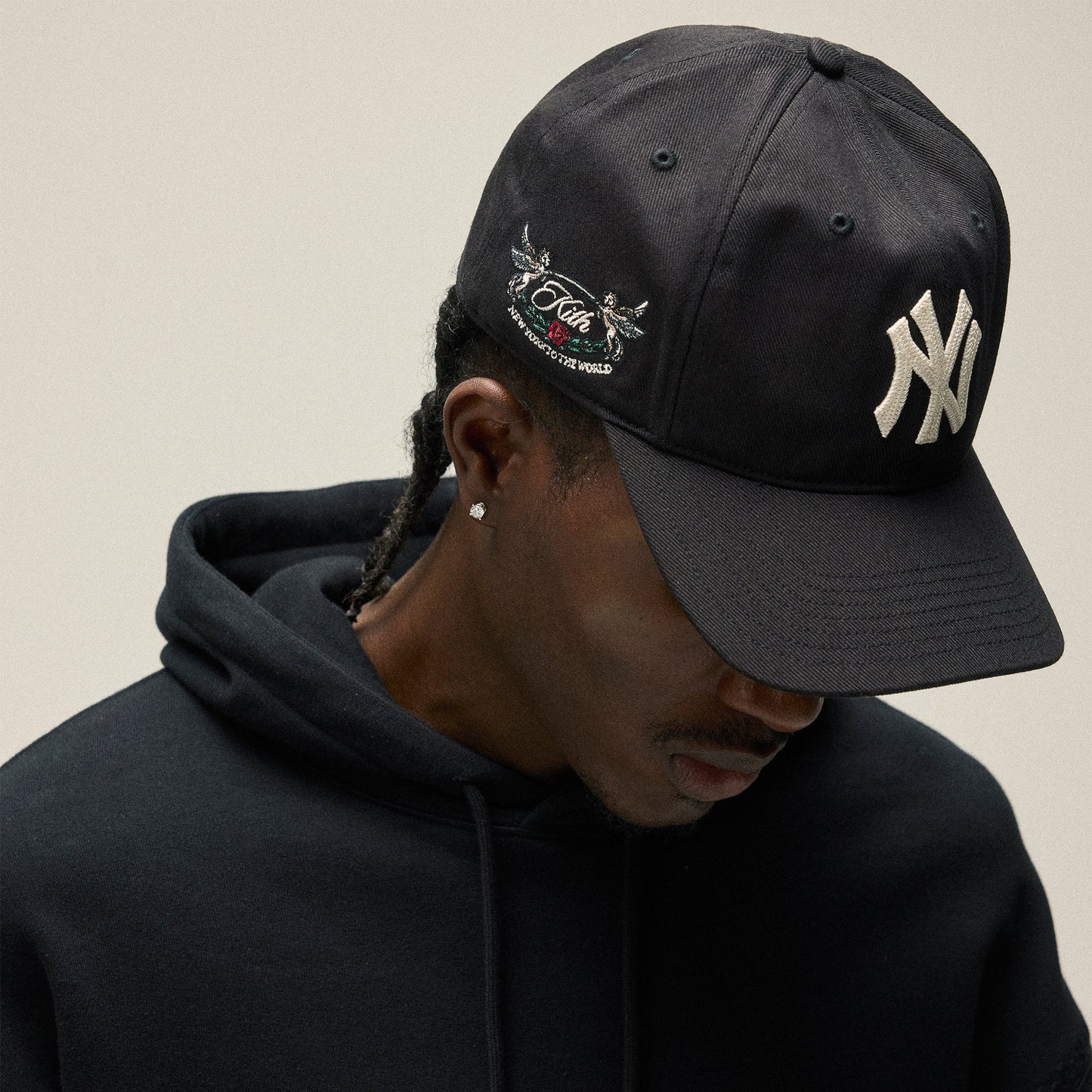 Men Kith Kith & '47 for the New York Yankees Heavy Twill Franchise LS Cap - Noc