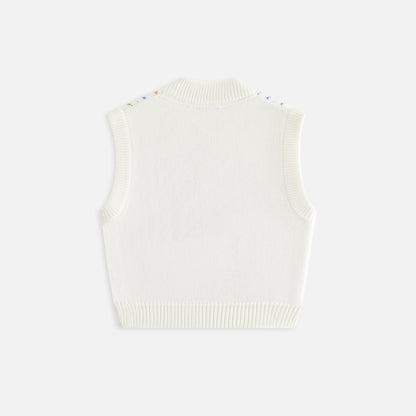 Kids Kith Kith Kids Novelty Cable Knit Vest - Sandrift