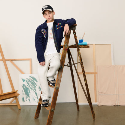 Kids Kith Kith Kids Just Us Harrington Coaches Jacket - Genesis