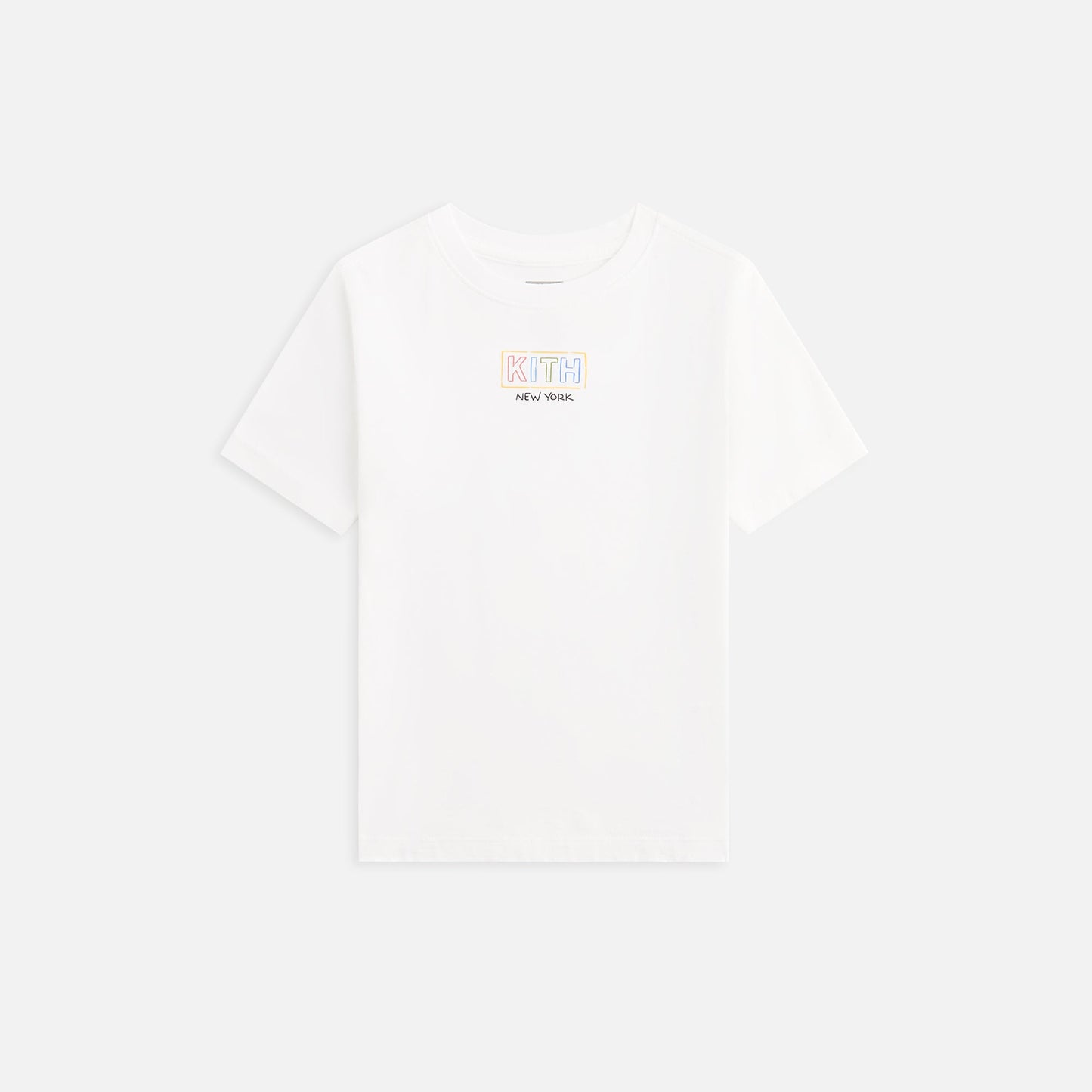 Kids Kith Kith Kids New York Classic Logo Tee - White