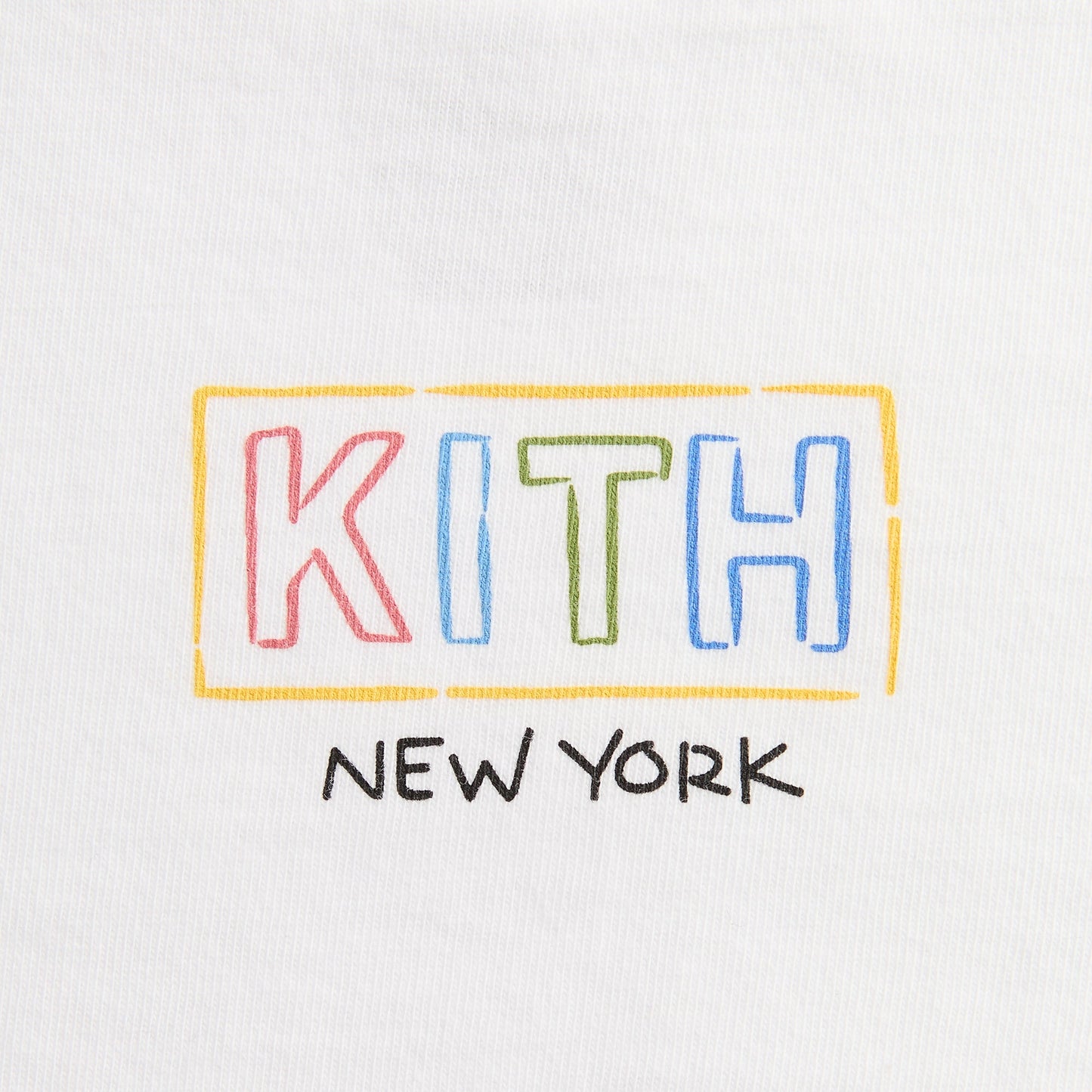 Kids Kith Kith Kids New York Classic Logo Tee - White