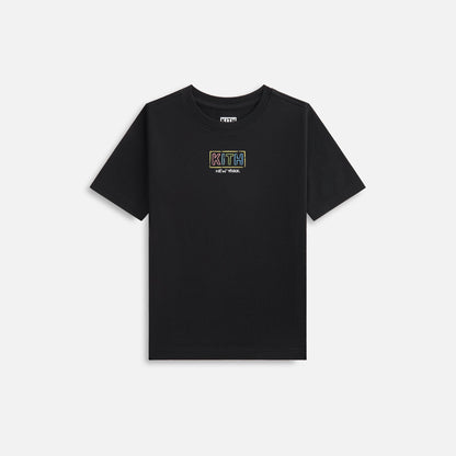 Kids Kith Kith Kids New York Classic Logo Tee - Black