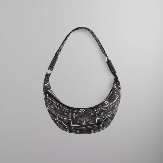 Men Kith Kith Paisley Hobo Crossbody - Black