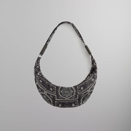 Men Kith Kith Paisley Hobo Crossbody - Black