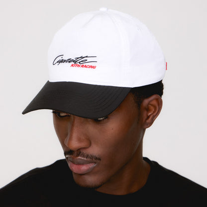 Men Kith Kith for Cigarette Wrinkle Nylon Bay Low Pinch Crown Snapback - White
