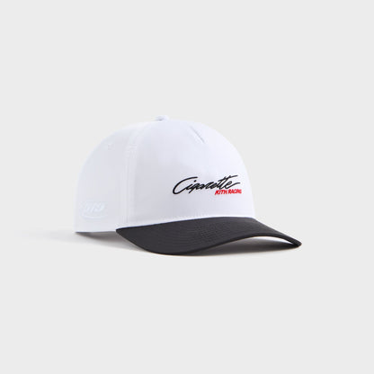 Men Kith Kith for Cigarette Wrinkle Nylon Bay Low Pinch Crown Snapback - White