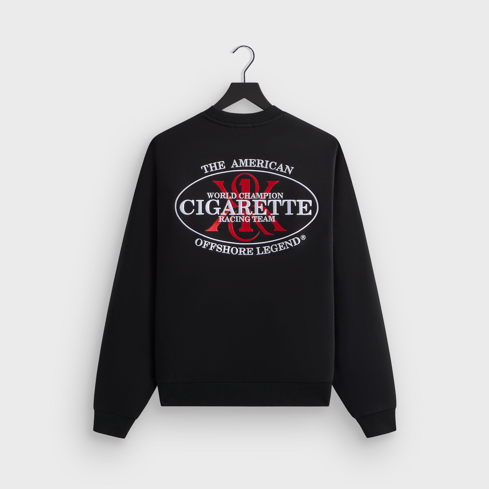 Men Kith Kith for Cigarette Racing Legend Nelson Crewneck - Black