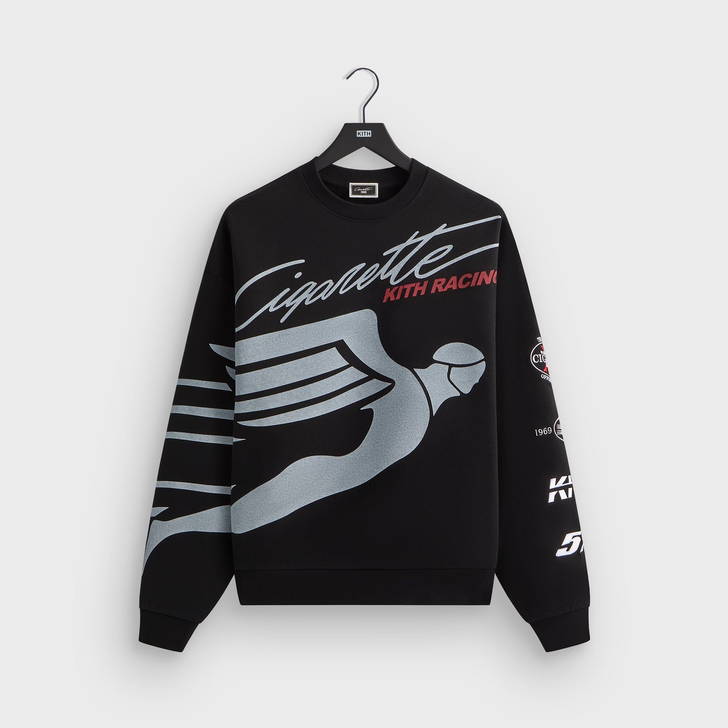 Men Kith Kith for Cigarette Racing 515 Nelson Crewneck - Black