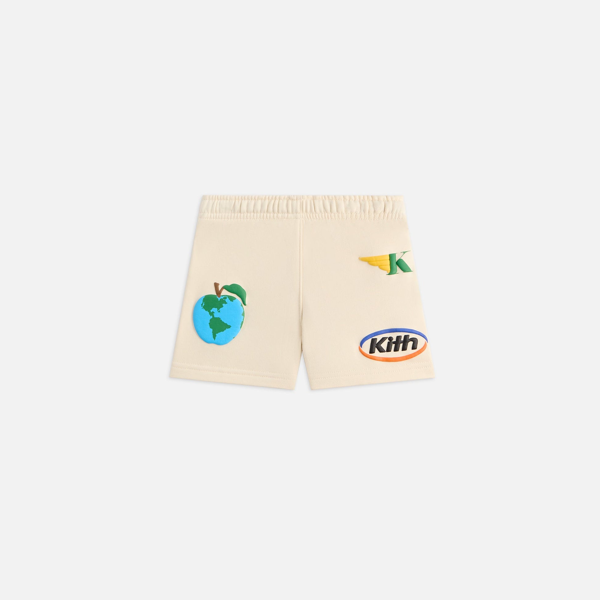 Kids Kith Kith Baby Logo Nelson Short - Sandrift