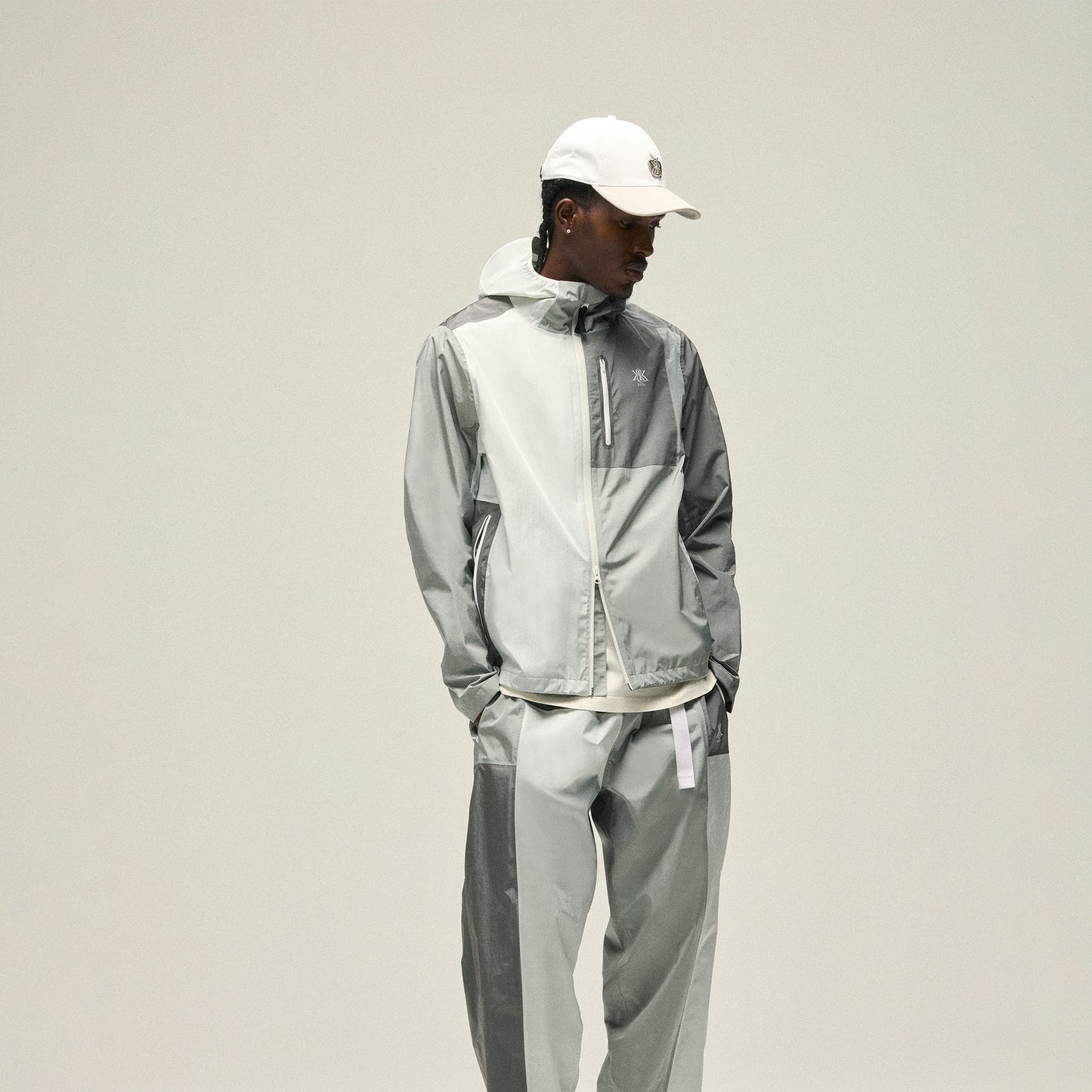 Men Kith Kith Color-Blocked Belted Callum Pant - Fin