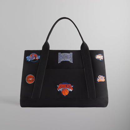 Men Kith Kith for the New York Knicks All Over Embroidered Canvas Tote - Black