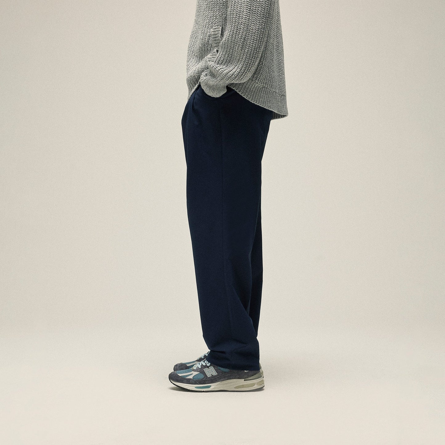 Men Kith &Kin Kylan Pleater Trouser - Nocturnal