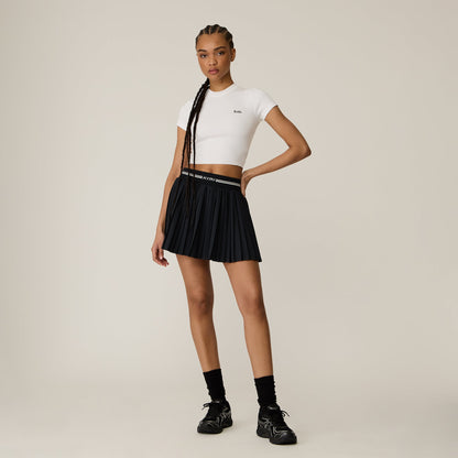 Women Kith Kith Women Amaya II Pleated Skirt - Black