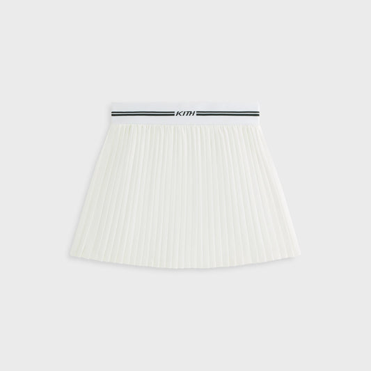 Women Kith Kith Women Amaya II Pleated Skirt - White