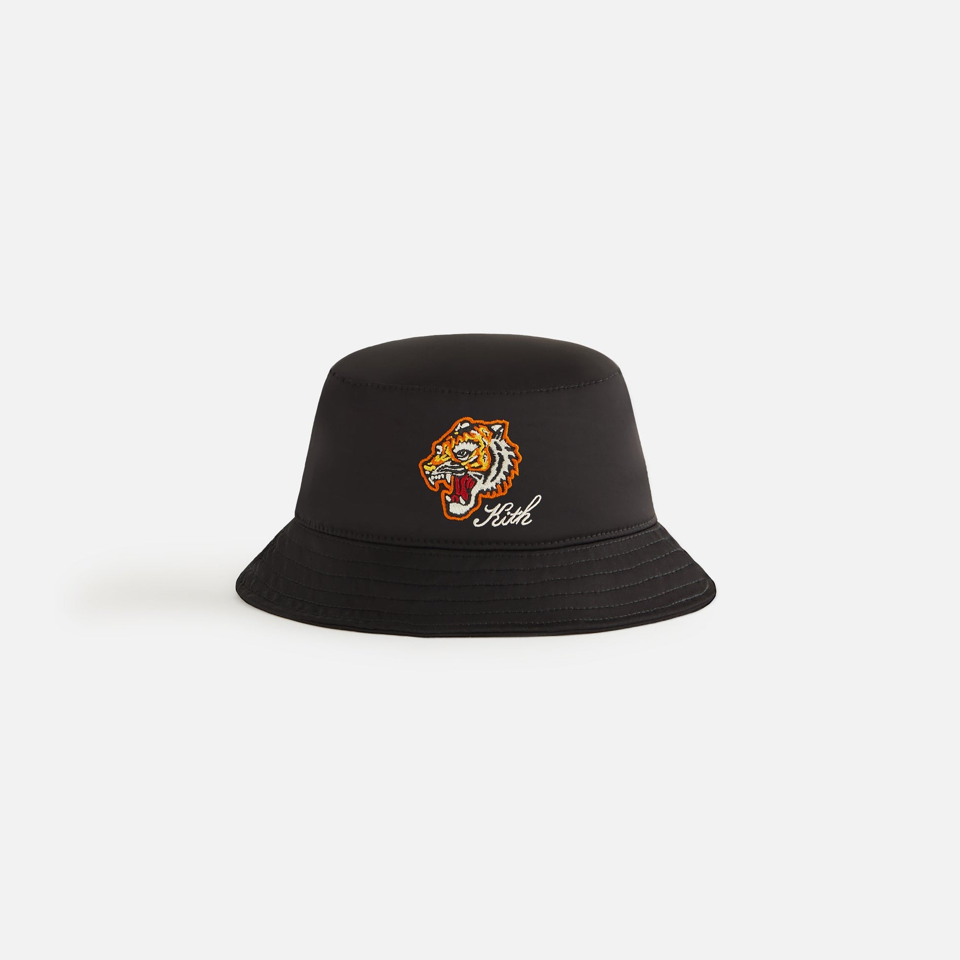 Kids Kith Kith Kids Satin Tiger Souvenier Bucket Hat - Black