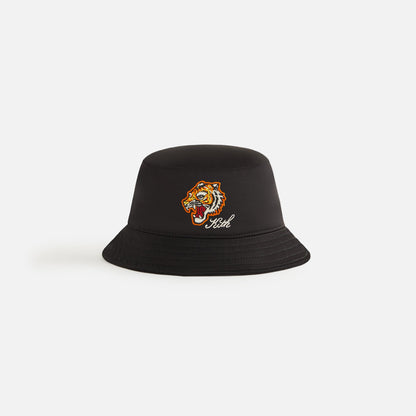 Kids Kith Kith Kids Satin Tiger Souvenier Bucket Hat - Black