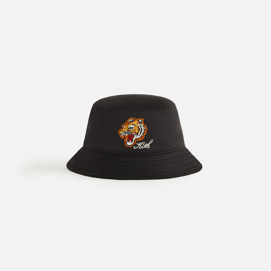 Kids Kith Kith Kids Satin Tiger Souvenier Bucket Hat - Black
