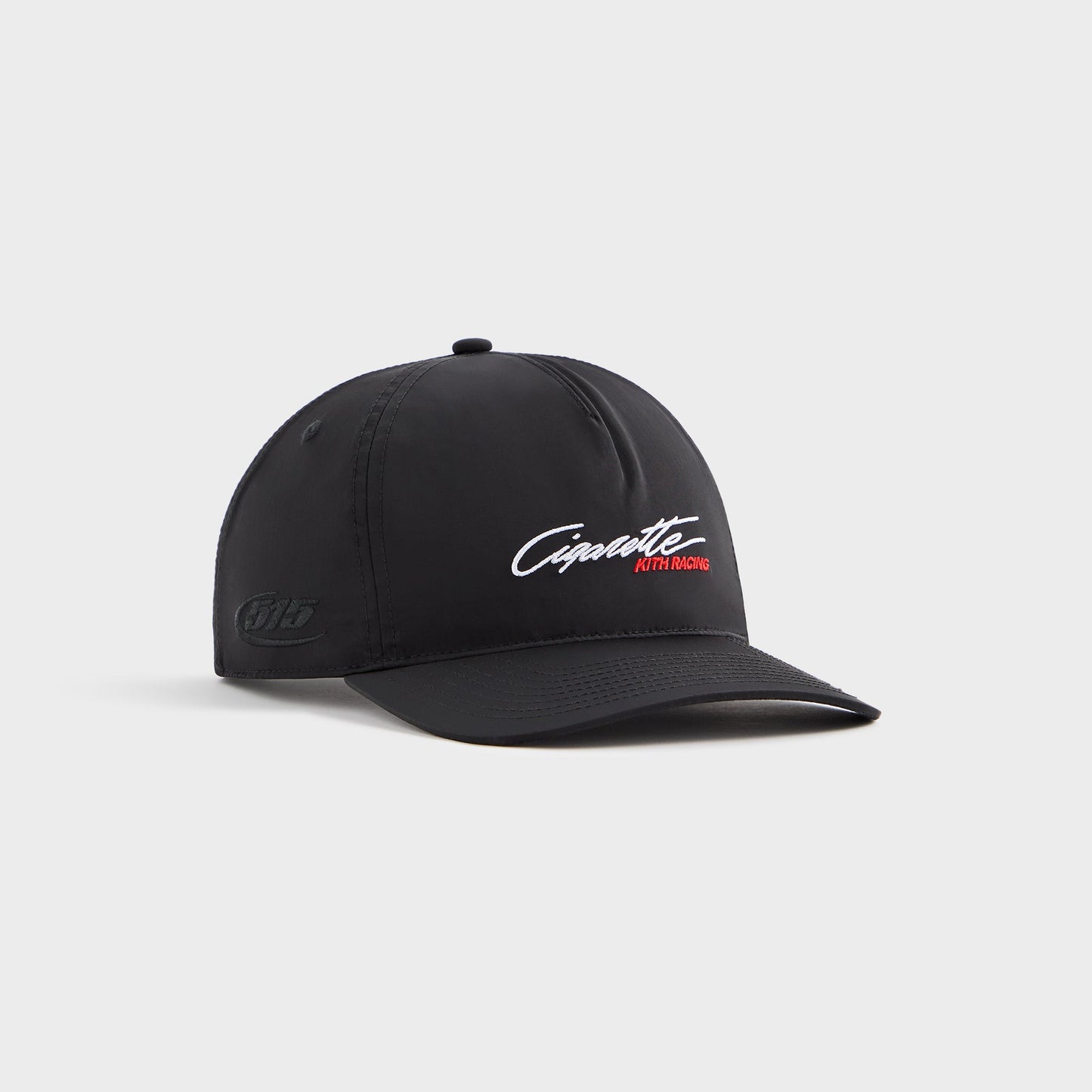 Men Kith Kith for Cigarette Wrinkle Nylon Bay Low Pinch Crown Snapback - Black