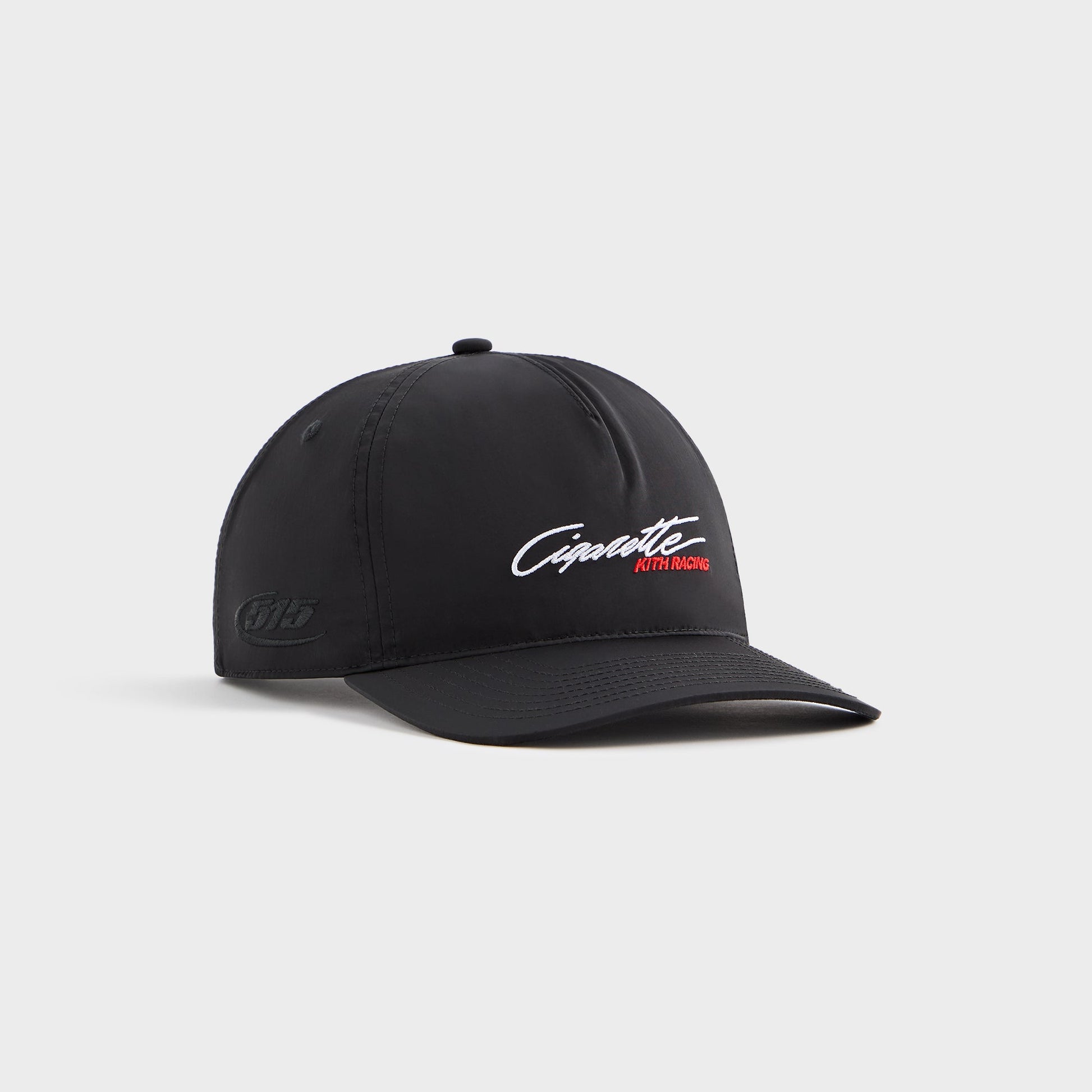 Men Kith Kith for Cigarette Wrinkle Nylon Bay Low Pinch Crown Snapback - Black