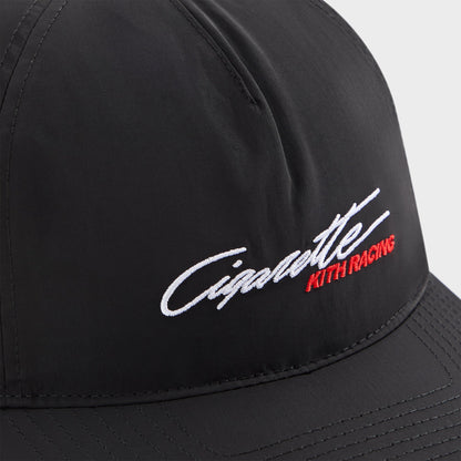 Men Kith Kith for Cigarette Wrinkle Nylon Bay Low Pinch Crown Snapback - Black