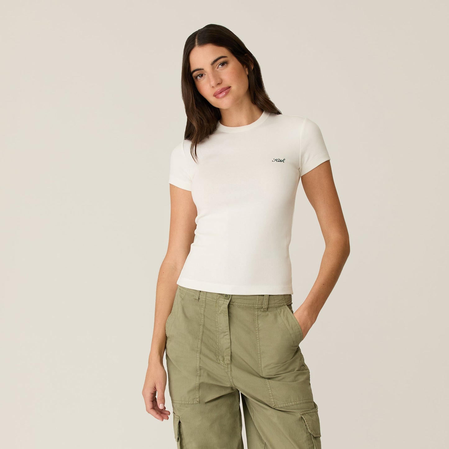 Women Kith Kith Women Mulberry IV Tee - White