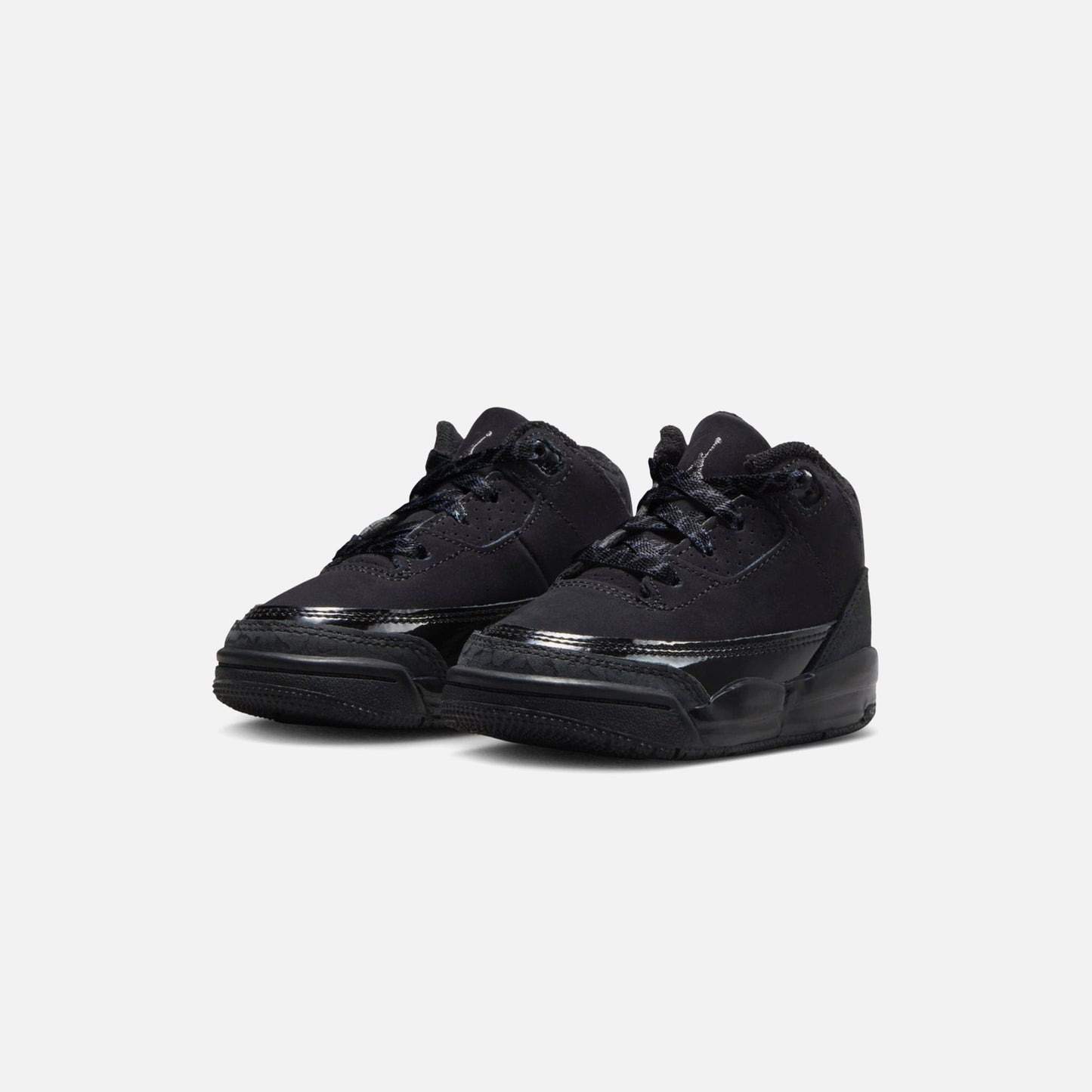 Kids Kith Jordan TD Air Jordan 3 Retro - Black / Dark Charcoal / Black