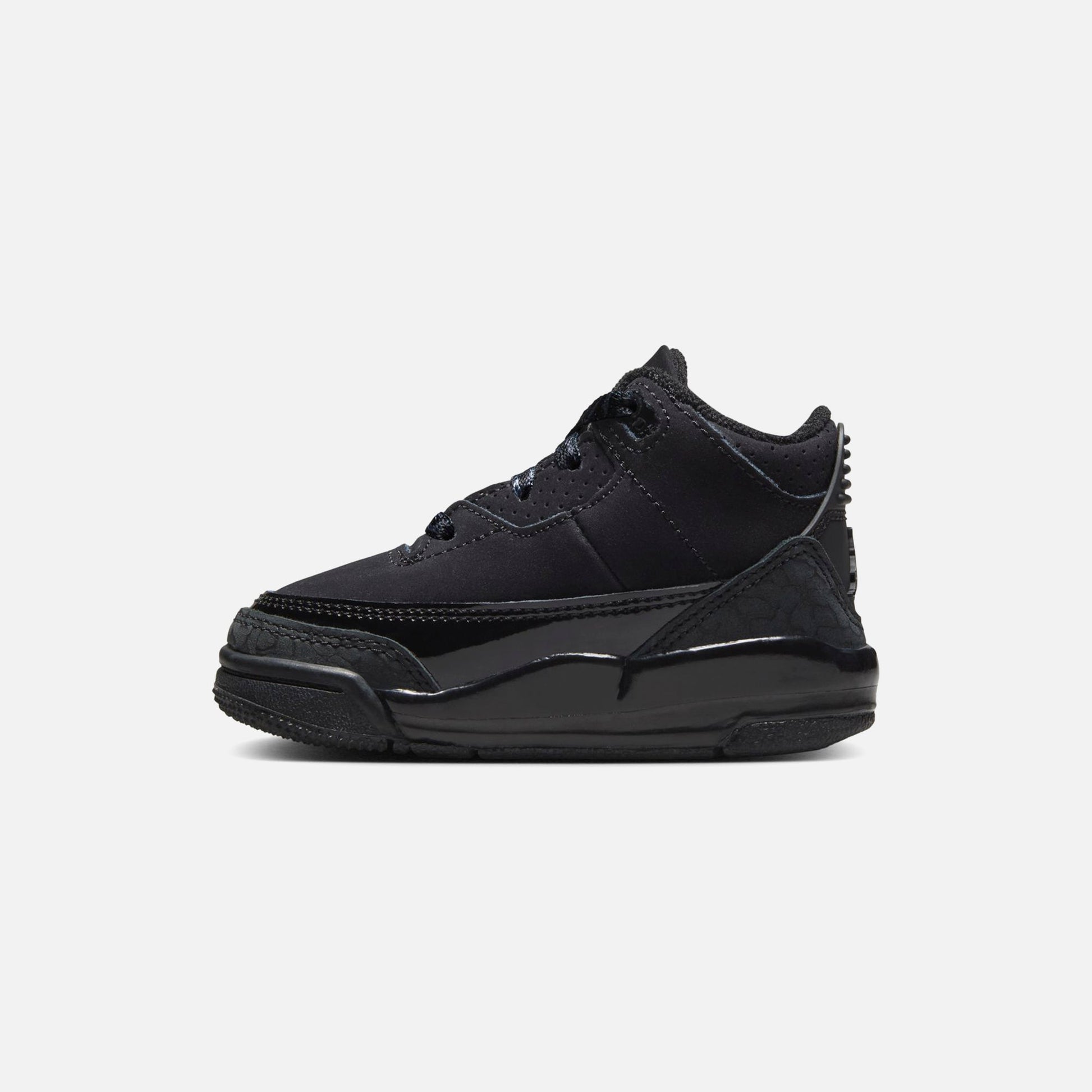 Kids Kith Jordan TD Air Jordan 3 Retro - Black / Dark Charcoal / Black