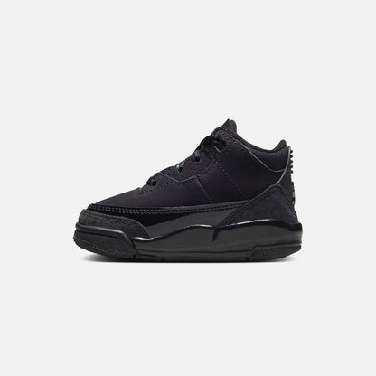 Kids Kith Jordan TD Air Jordan 3 Retro - Black / Dark Charcoal / Black