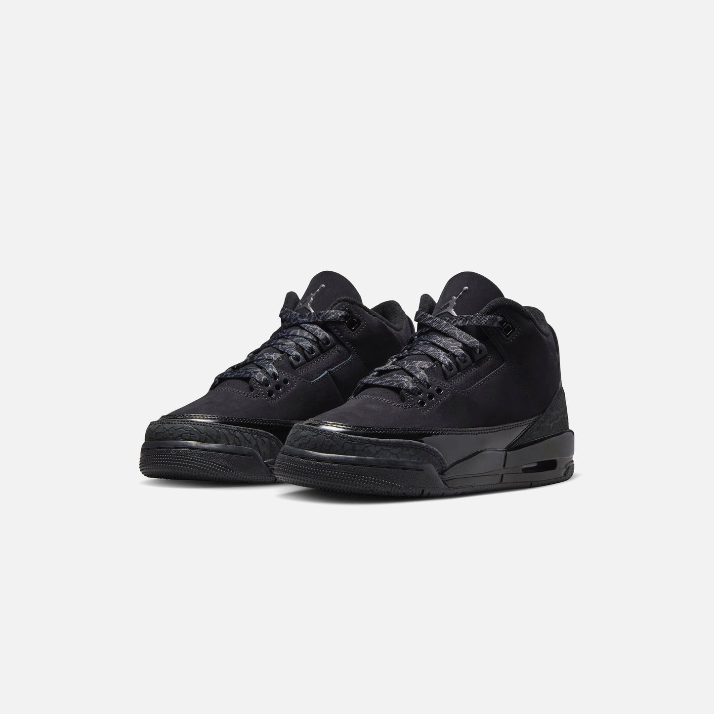 Kids Kith Jordan GS Air Jordan 3 Retro - Black / Dark Charcoal / Black