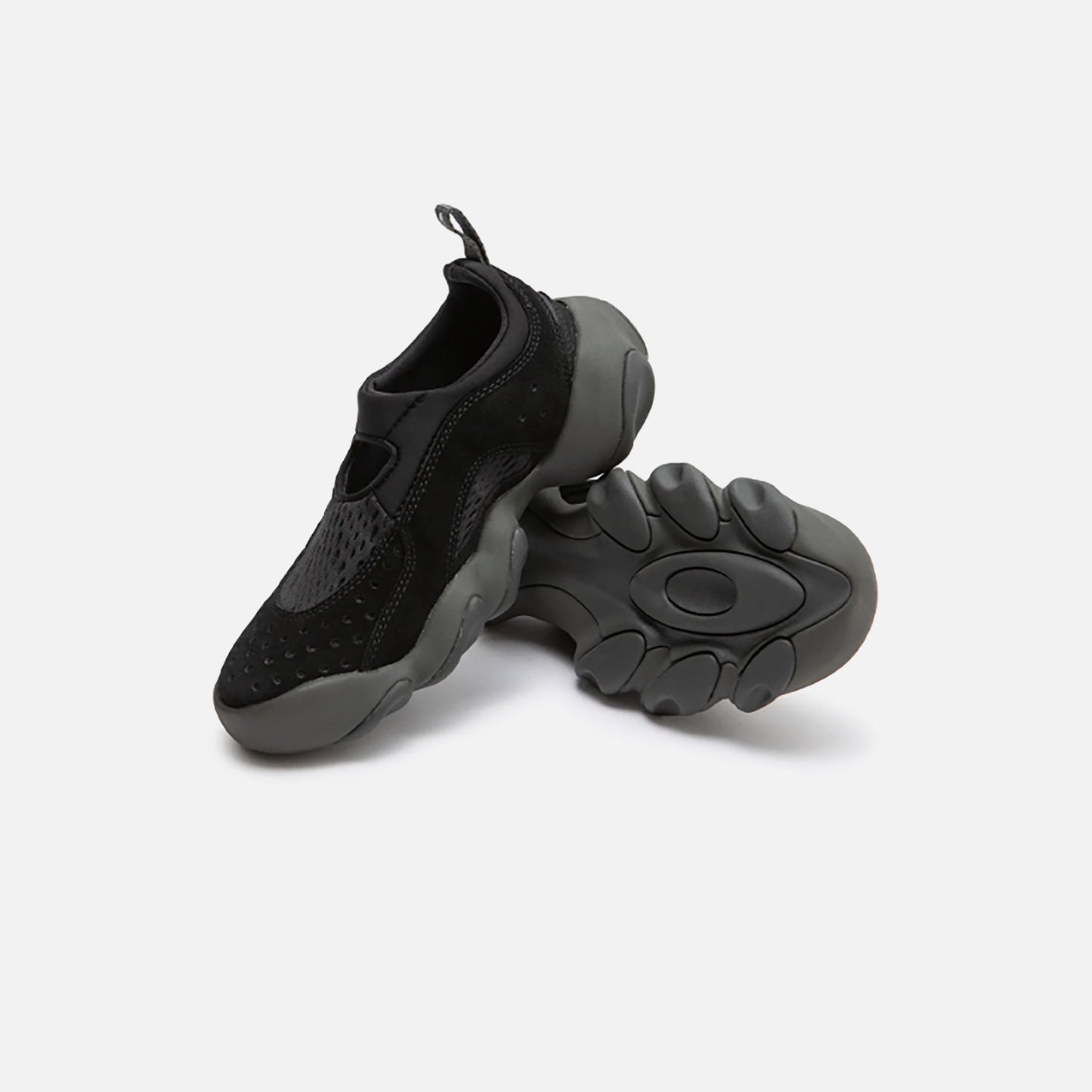 Men Kith Oakley Suede Flesh Sandal - Black