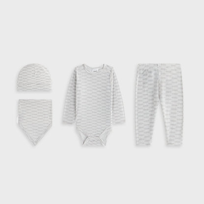 Kids Kith Kith Baby Classic Gift Set - Light Heather Grey