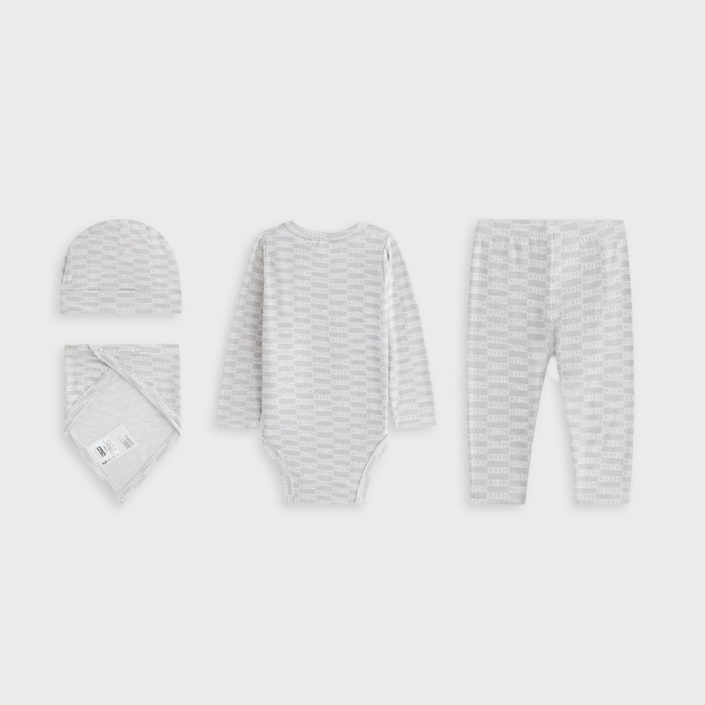 Kids Kith Kith Baby Classic Gift Set - Light Heather Grey